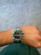 Messoud horloge - Emerald Steel