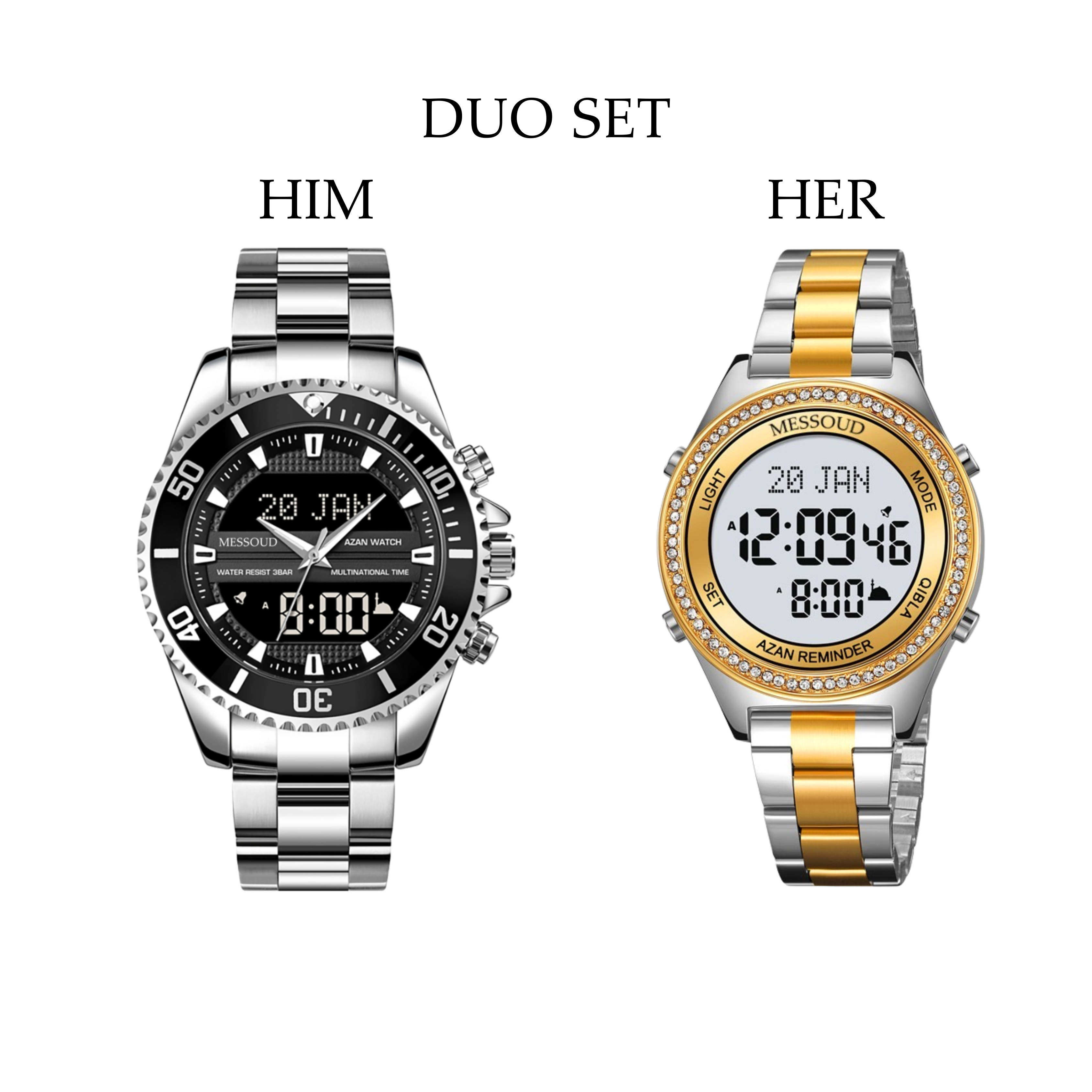 MESSOUD horloge set