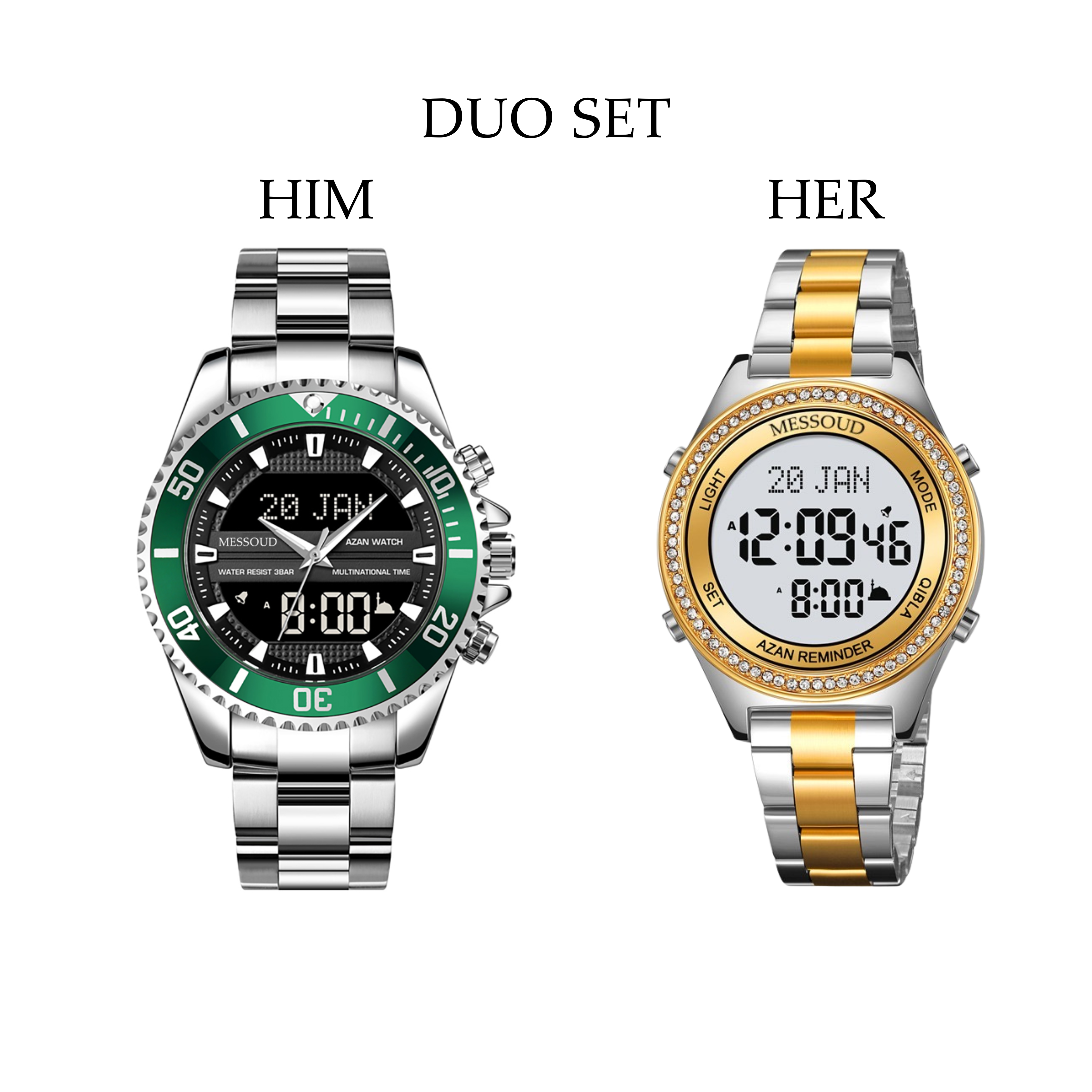 MESSOUD horloge set