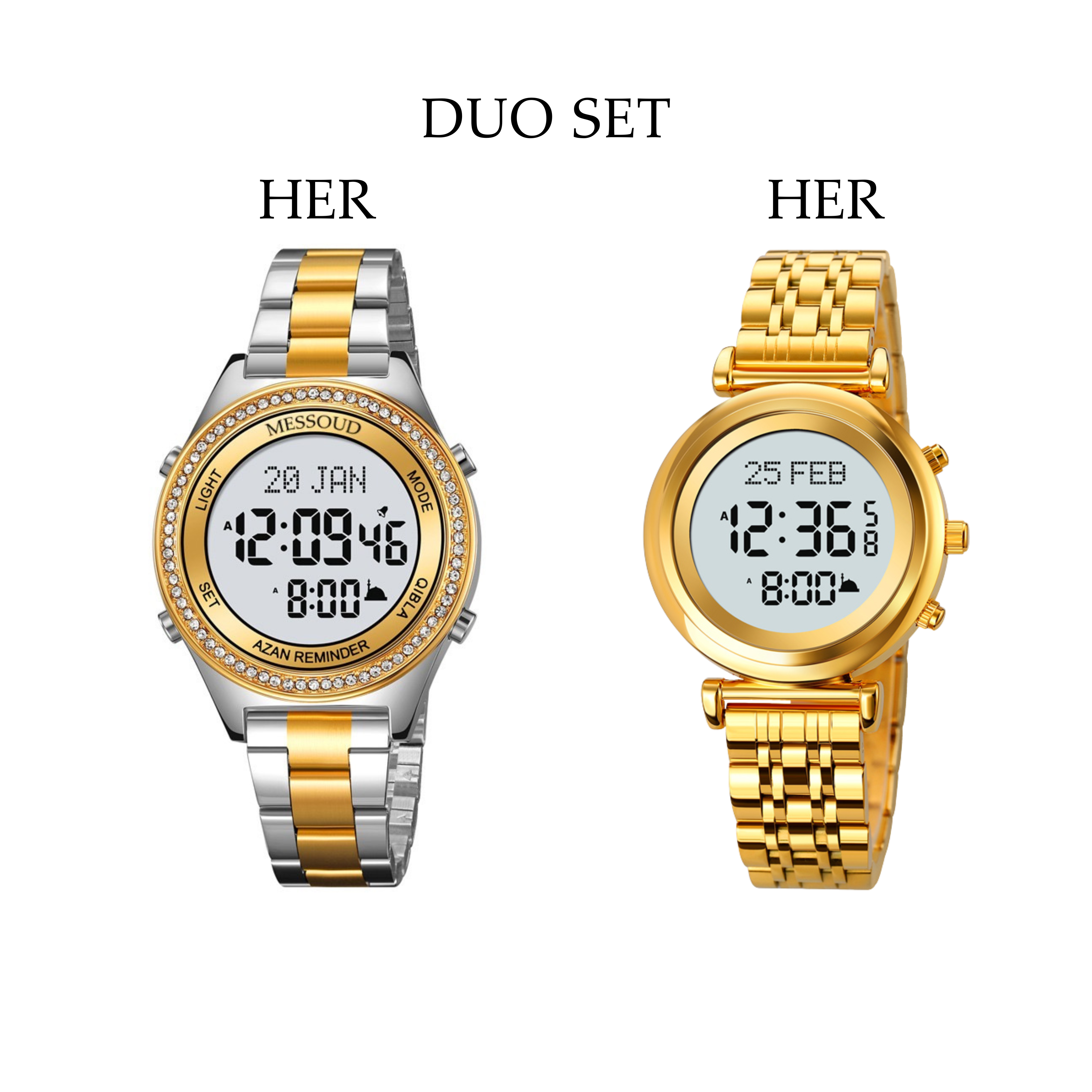 MESSOUD horloge set