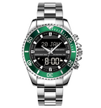 Messoud horloge - Emerald Steel